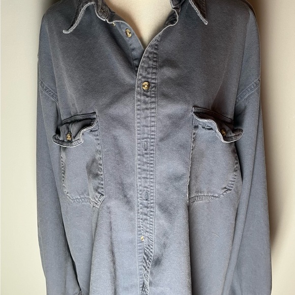 Men’s Cherokee shirt - Size XLT -  soft denim - Picture 2 of 9